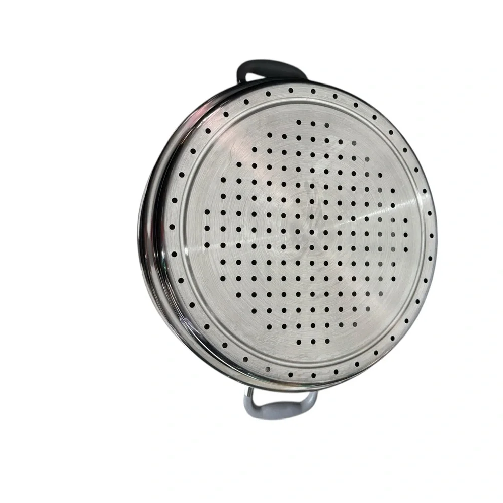 Pampered Chef 12” Stainless Steel Steamer Insert